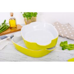 Форма для выпечки Limited Edition Inspiration прямокутна 39.5 х 24.5 х 7.3 см Зелена (HJ1268) - Картинка 3