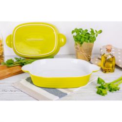 Форма для выпечки Limited Edition Inspiration прямокутна 39.5 х 24.5 х 7.3 см Зелена (HJ1268) - Картинка 4