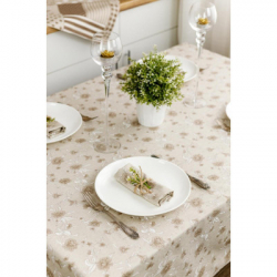 Скатерть Прованс Цветы беж Хозяйка 180х136 см (4823093450912) - Картинка 2