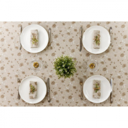 Скатерть Прованс Цветы беж Хозяйка 180х136 см (4823093450912) - Картинка 4