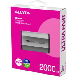 SSD  ADATA SD810 2TB USB 3.2 (SD810-2000G-CSG) -  6