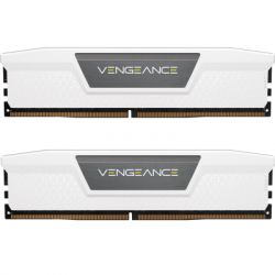     DDR5 64GB (2x32GB) 5200 MHz Vengeance White Corsair (CMK64GX5M2B5200C40W)