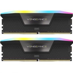  '  ' DDR5 96GB (2x48GB) 6400 MHz Vengeance RGB Black Corsair (CMH96GX5M2B6400C32)
