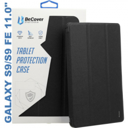    BeCover Soft Edge stylus holder Samsung Tab S9 (SM-X710/SM-X716)/S9 FE (SM-X510/SM-X516B) 11.0" Black (710438) -  1