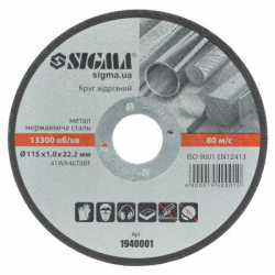 ���� �������� Sigma �� ������� � ����������� ����� 115x1.0x22.2��, 13300��/��� (1940001)