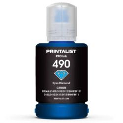  Printalist Canon GI-490  G1400/G2400/G3400 140 Cyan (PL490C)