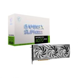  MSI GeForce RTX4070 SUPER 12Gb GAMING X SLIM WHITE (RTX 4070 SUPER 12G GAMING X SLIM WHITE) -  1