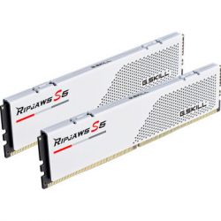  '  ' DDR5 32GB (2x16GB) 5600 MHz Ripjaws S5 White G.Skill (F5-5600J3636C16GX2-RS5W) -  2