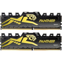     DDR4 16GB (2x8GB) 3200 MHz Panther Black/Gold Apacer (AH4U16G32C28Y7GAA-2) -  1