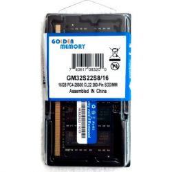 ������ ���'�� ��� �������� SoDIMM DDR4 16GB 3200 MHz Golden Memory (GM32S22S8/16) - �������� 2
