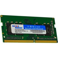     SoDIMM DDR4 8GB 3200 MHz Golden Memory (GM32S22S8/8)