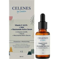    Celenes Vitamin C 12.5% + Oats + Niacinamide Active Serum 30  (7350104249458) -  1