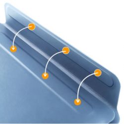 Чехол для ноутбука BeCover 13" MacBook ECO Leather Deep Blue (709694) - Картинка 5