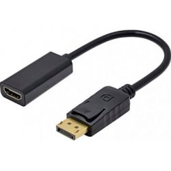  DisplayPort (M) - HDMI (F), STLab, Black, 15  (U-996-4K) -  1