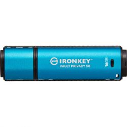 USB   Kingston 16GB IronKey Vault Privacy 50 Blue USB 3.2 (IKVP50/16GB) -  3