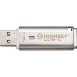 USB   Kingston 128GB IronKey Locker Plus 50 AES Encrypted USB 3.2 (IKLP50/128GB) -  4