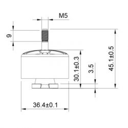 Двигатель для дрона Hobbyporter 3115 640KV (HP3115-KV640) - Картинка 5