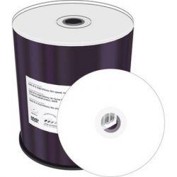  DVD Mediarange DVD-R 4.7GB 120min 16x speed, inkjet fullsurface printable, Cake 100 (MR413) -  1