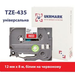     UKRMARK B-T435P, , 12  8, white on red,  TZe435 (900784)