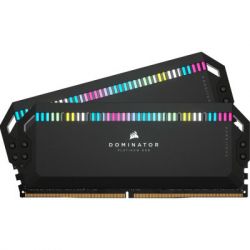  '  ' DDR5 32GB (2x16GB) 6000 MHz Dominator Platinum RGB Black Corsair (CMT32GX5M2E6000C36) -  4