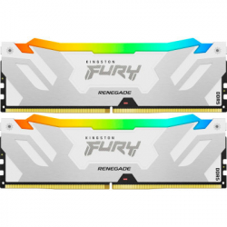  '  ' DDR5 32GB (2x16GB) 7600 MHz Renegade RGB White XMP Kingston Fury (ex.HyperX) (KF576C38RWAK2-32) -  1