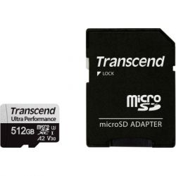  ' Transcend 512GB microSDXC class 10 UHS-I U3 A2 (TS512GUSD340S)