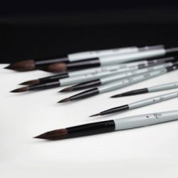 Кисточка для рисования Rosa Енот круглый OASIS 188, № 0 (4823098516965) - Картинка 3