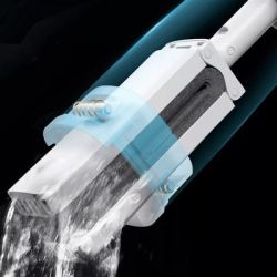 Швабра Xiaomi Blue Fish Sponge Mop White Для сухой и влажной уборки (PU03A) - Картинка 2