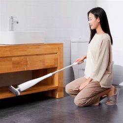 Швабра Xiaomi Blue Fish Sponge Mop White Для сухой и влажной уборки (PU03A) - Картинка 6