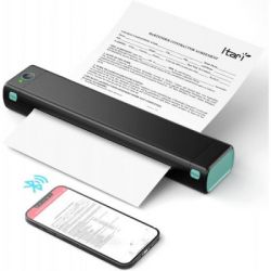 Принтер чеків UKRMARK M08-BK А4, Bluetooth, USB, чорний (00781) - Картинка 3