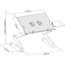 Підставка для ноутбука Столик для ноутбука OfficePro CD1230 - Картинка 7