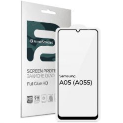   Armorstandart Full Glue HD Samsung A05 (A055) Black (ARM71791) -  1