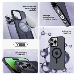     Armorstandart Y23 MagSafe Apple iPhone 15 Plus Transparent Black (ARM68334) -  3
