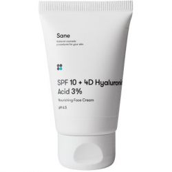    Sane SPF10 + 4D Hyaluronic Acid 3% Nourishing Face Cream pH 6.5  40  (4820266830892)