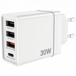 Зарядное устройство Verbatim USB 30W PD3.0 4-ports white (49701) - Картинка 4