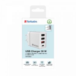 Зарядное устройство Verbatim USB 30W PD3.0 4-ports white (49701) - Картинка 8