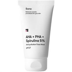    Sane AHA + PHA + Spirulina 5% Face Mask    AHA + PHA + C 5% 75  (4820266830182) -  1