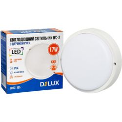Светильник Delux WC-2 17 Вт 5000K IP54 с датчиком движения (90021165) - Картинка 2