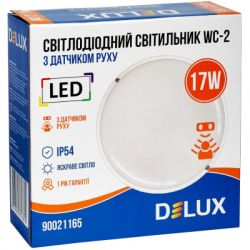 Светильник Delux WC-2 17 Вт 5000K IP54 с датчиком движения (90021165) - Картинка 4