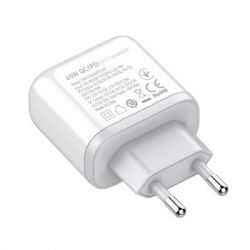   ColorWay Power Delivery Port PPS USB (Type-C PD+ USB QC3.0) (45W) white (CW-CHS042PD-WT) -  5