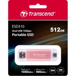  SSD USB 3.2 512GB Transcend (TS512GESD310P) -  3