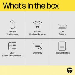 ����� HP 250 Dual Wireless/Bluetooth Black (6V2J7AA) - �������� 6