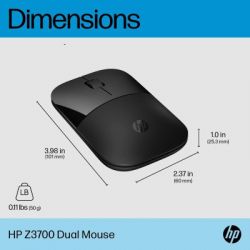 Мышка HP Z3700 Dual Wireless/Bluetooth Black (758A8AA) - Картинка 7
