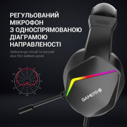 ��������� GamePro HS311 RGB Black/Red (HS311) - �������� 9