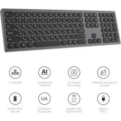 Клавіатура OfficePro SK1550 Wireless Black (SK1550B) - Картинка 10