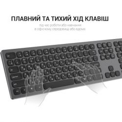 Клавіатура OfficePro SK1550 Wireless Black (SK1550B) - Картинка 8