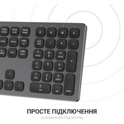 Клавіатура OfficePro SK1550 Wireless Black (SK1550B) - Картинка 9