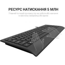Клавіатура OfficePro SK360 USB Black (SK360) - Картинка 9