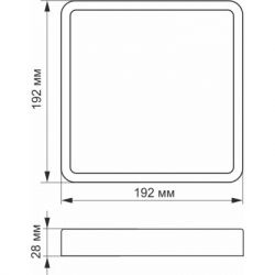Светильник Videx 18W 5000K Black (VL-DLSS-185B) - Картинка 2