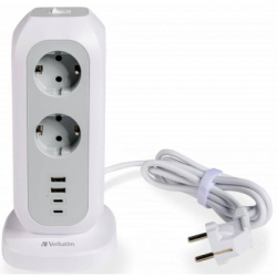 ��������� ������ �������� Verbatim 11 �������, 2 x USB-C �� 2 x USB-A (49547)